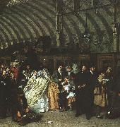 William Powell  Frith The Railway Station Germany oil painting reproduction